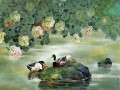 Oiseaux de peinture fleur chinoise